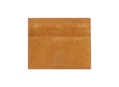 Kith x Giorgio Armani Suede Card Holder "Tan"