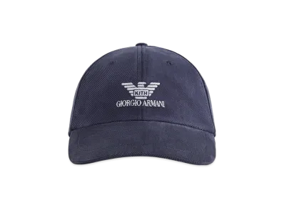 Kith x Giorgio Armani Cupro Jersey Classic Cap "Nocturnal"