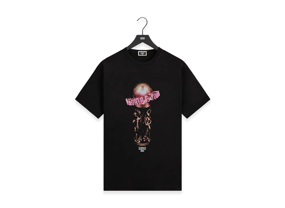 キス フォー スカーフェイス ザ ワールド イズ ユアーズ Tシャツ "ブラック"