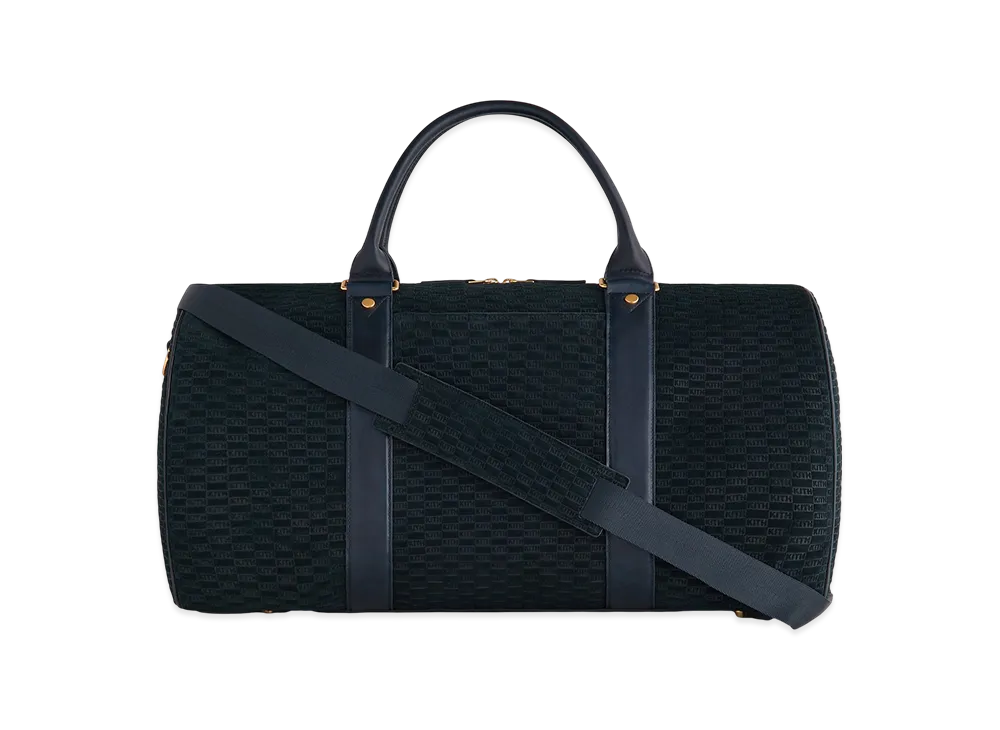 Kith Monogram Suede Traveler K55 Bag "Stadium"