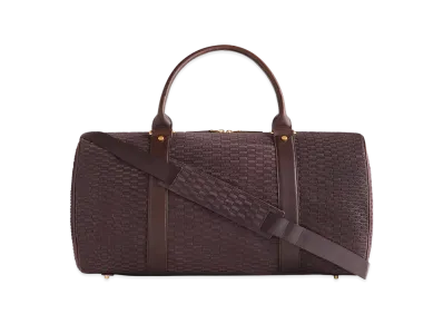 Kith Monogram Suede Traveler K55 Bag "Incognito"