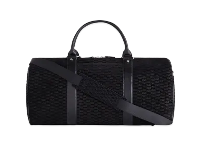 Kith Monogram Suede Traveler K55 Bag "Black"