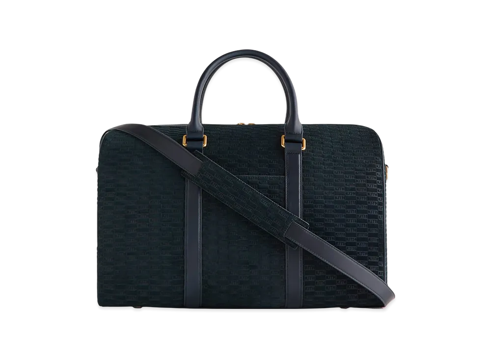 Kith Monogram Suede Traveler K40 Bag "Stadium"