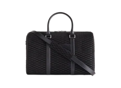 Kith Monogram Suede Traveler K40 Bag "Black"