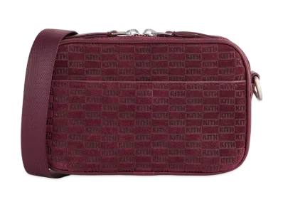 Kith Monogram Suede Crosswalk K20 Bag "Magma"