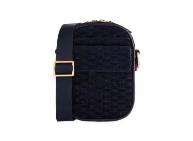 Kith Monogram Suede Passenger K15 Bag "Ink"