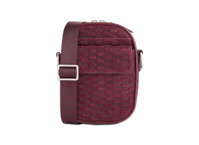 Kith Monogram Suede Passenger K15 Bag "Magma"