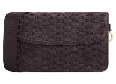 Kith Monogram Suede Envelope K20 Bag "Incognito"
