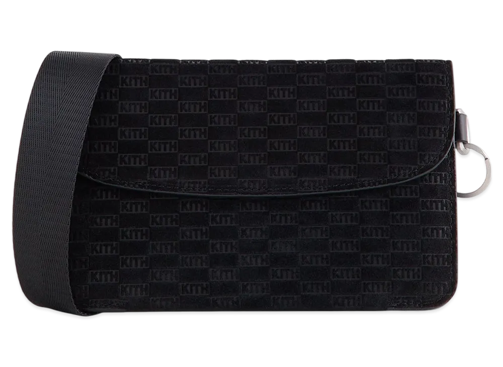 Kith Monogram Suede Envelope K20 Bag 