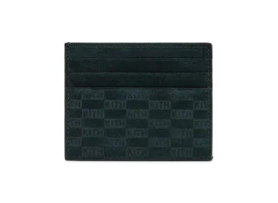 Kith Monogram Suede Card Holder "Stadium"
