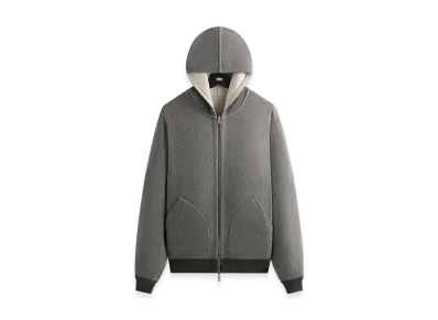 Kith x &Kin Reversible Double Face Williams V Hoodie "Dark Heather Grey"