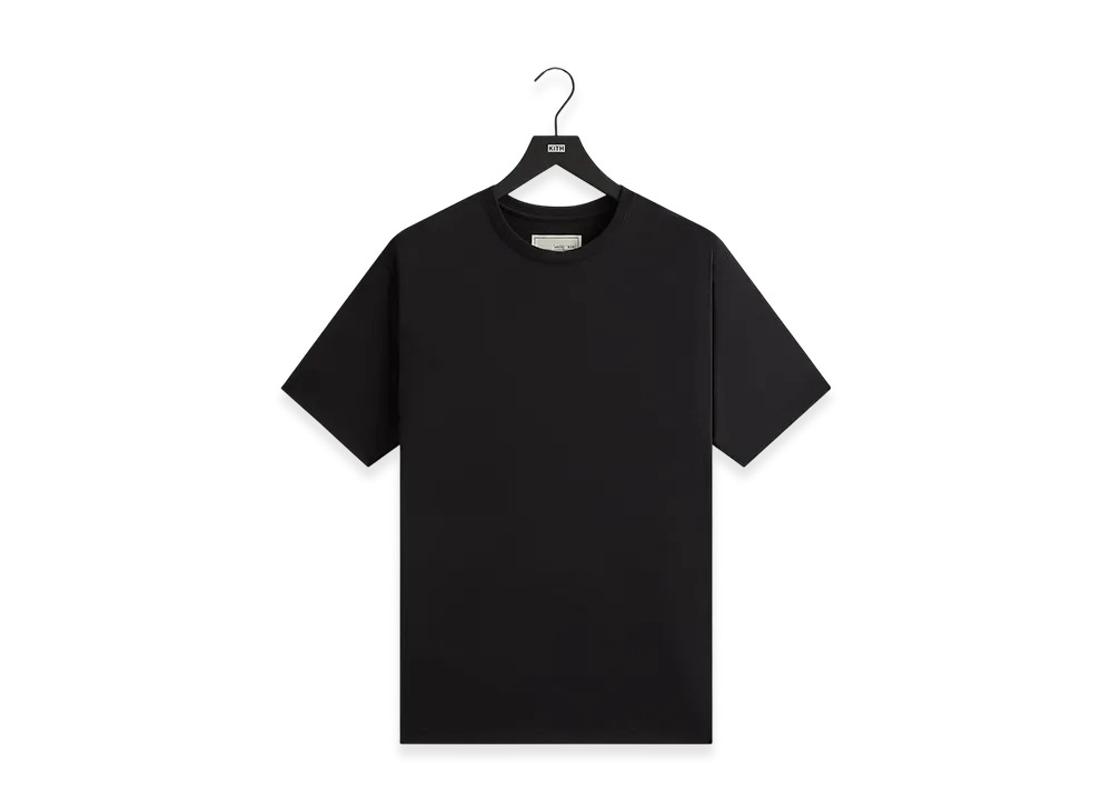 Kith x &Kin Pima Jersey Short Sleeve Heathrow Tee "Black"