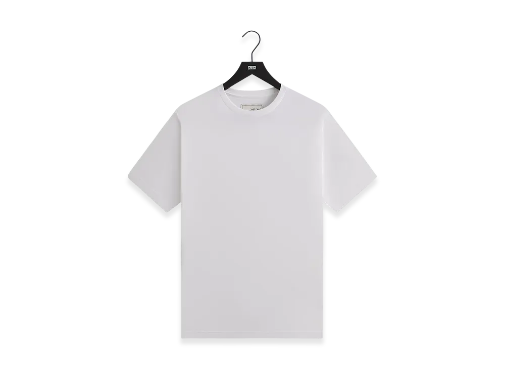 Kith x &Kin Pima Jersey Short Sleeve Heathrow Tee "White"