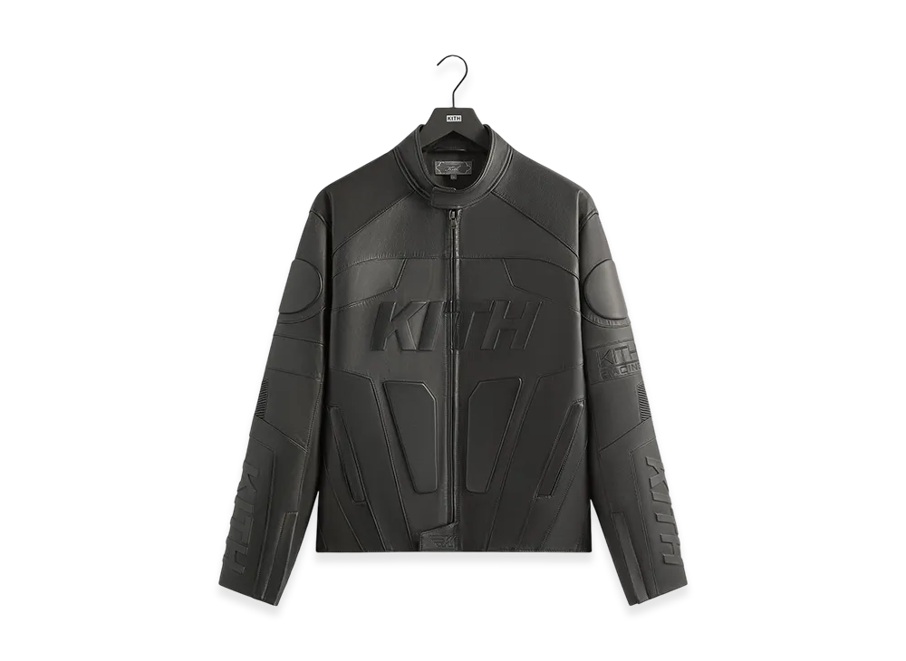 Kith Leather Wayne Moto Jacket "Black"