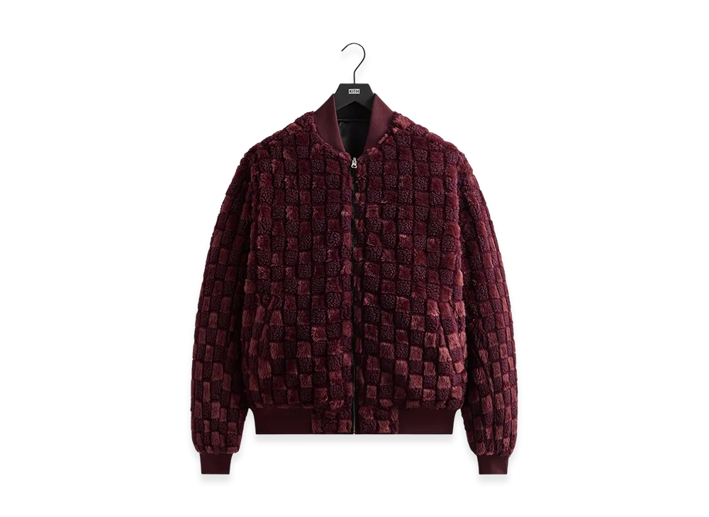 Kith Reversible Faux Fur Avery Bomber "Magma"
