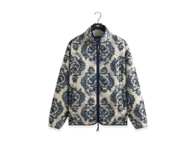 Kith Damask Floral Sherpa Harper Jacket "Sandrift"
