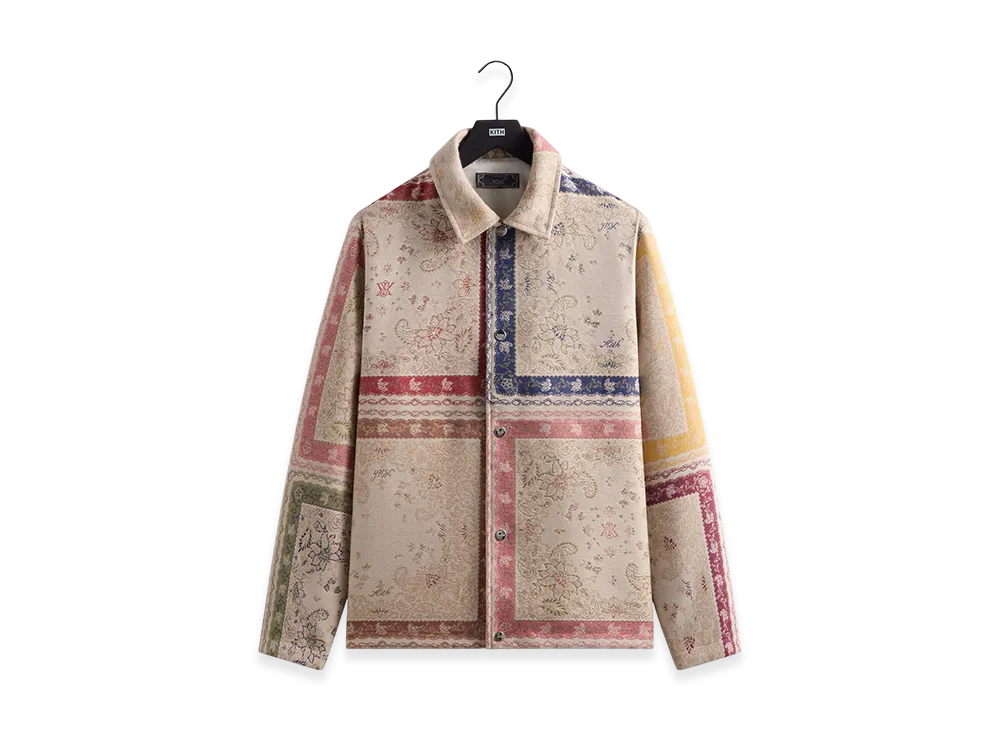 Kith Paisely Tapestry Coaches Jacket "Waffle"