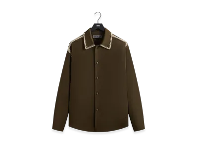 Kith Crochet Detail Apollo Shirt "Moss"