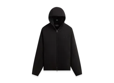 Kith Washed Microsuede Puffed Jaysen Hoodie "Black"