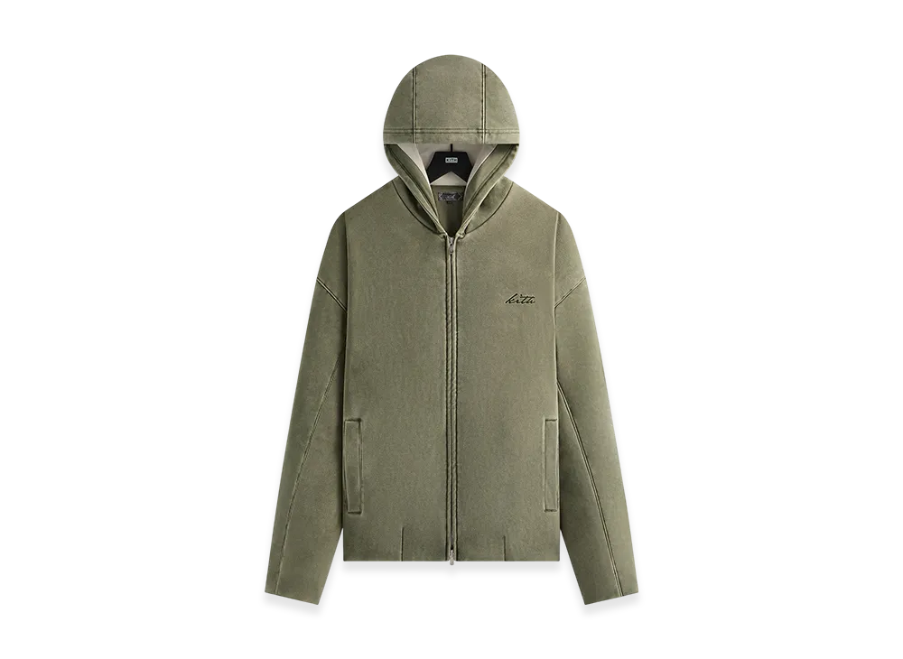 Kith Washed Microsuede Puffed Jaysen Hoodie "Cavan"