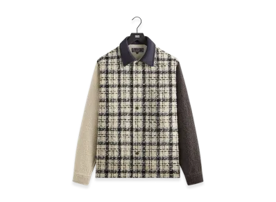 Kith Mixed Tweed Boxy Collared Overshirt "Sandrift"