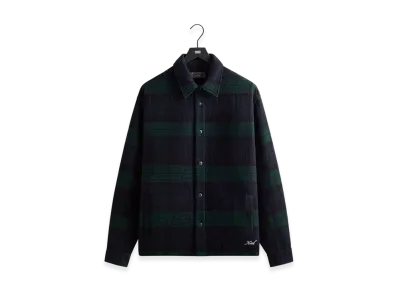 Kith Textured Plaid Isaiah Buttondown "Nocturnal"