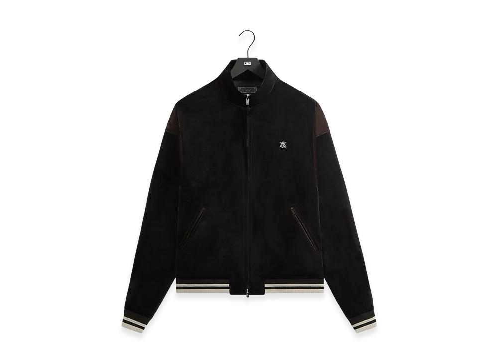 Kith Velvet Rui Track Jacket "Black"