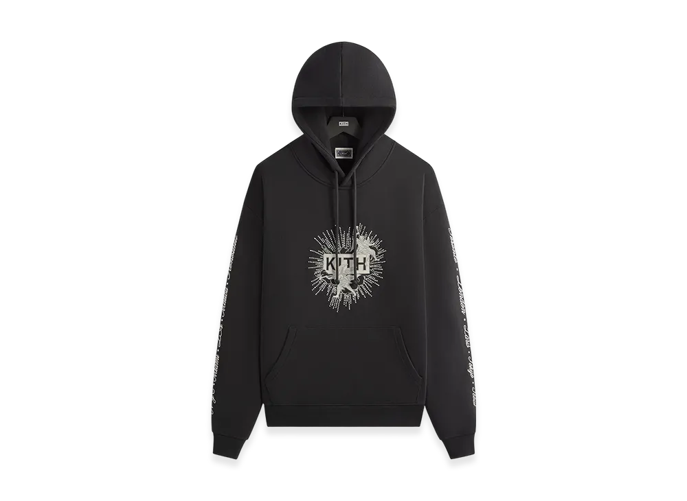 Kith Beaded Angel Nelson Hoodie "Black"