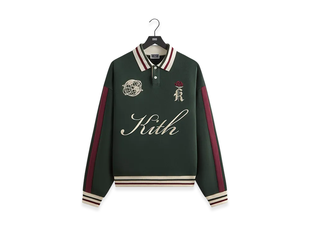 Kith Script Nelson Collared Pullover "Stadium"