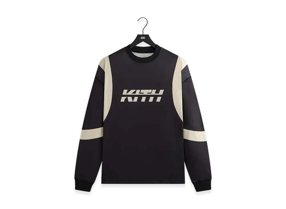 Kith Moto Racer Long Sleeve Leonard Tee "Black"