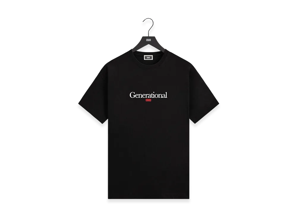 Kith Generational Quote Tee "Black"