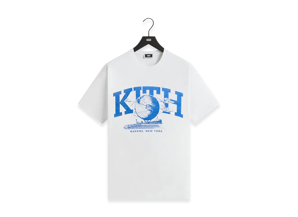 Kith x &Kin Queens Unisphere Vintage Tee "White"