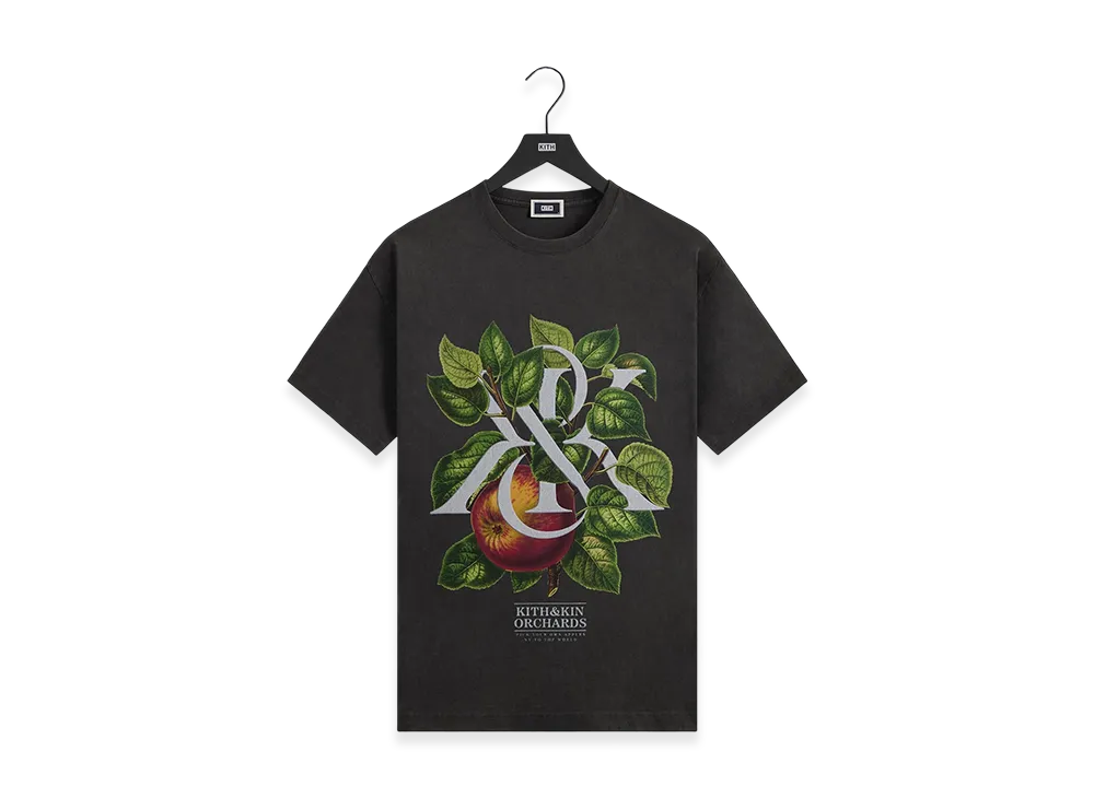 Kith x &Kin Orchards Vintage Tee "Black"