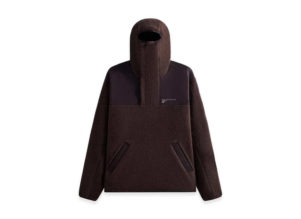 Kith Brockwell Sherpa Hoodie "Kindling"