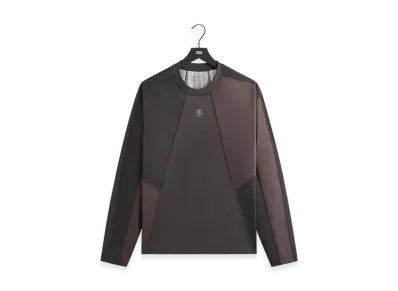 Kith Long Sleeve Panelled Otto Tee "Kindling"