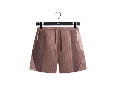 Kith Harden Panelled Mesh Short "Dusty Mauve"