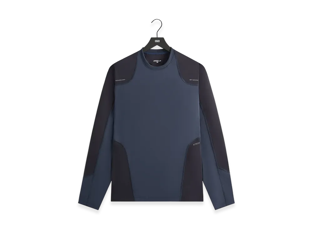 Kith Long Sleeve Slate Pullover Shirt "Nocturnal"
