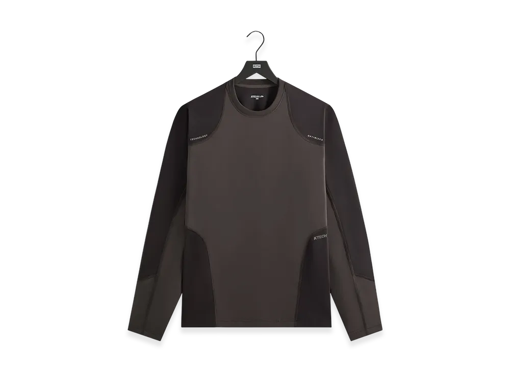 Kith Long Sleeve Slate Pullover Shirt "Kindling"