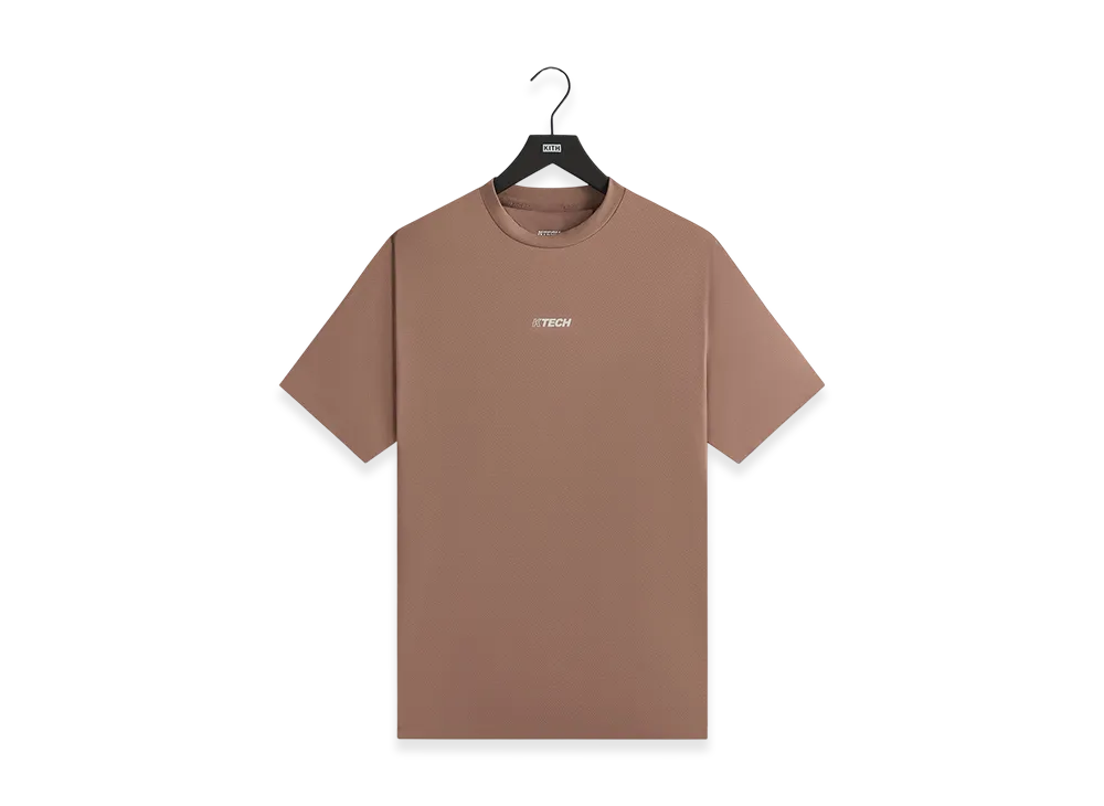 Kith Honeycomb Tech Heathrow Tee "Dusty Mauve"