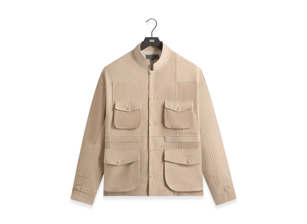 Kith Amare Patchworked Suede Jacket "Veil"