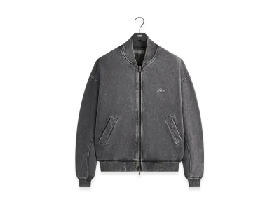 Kith Antique Wash Avery Bomber Jacket "Black"