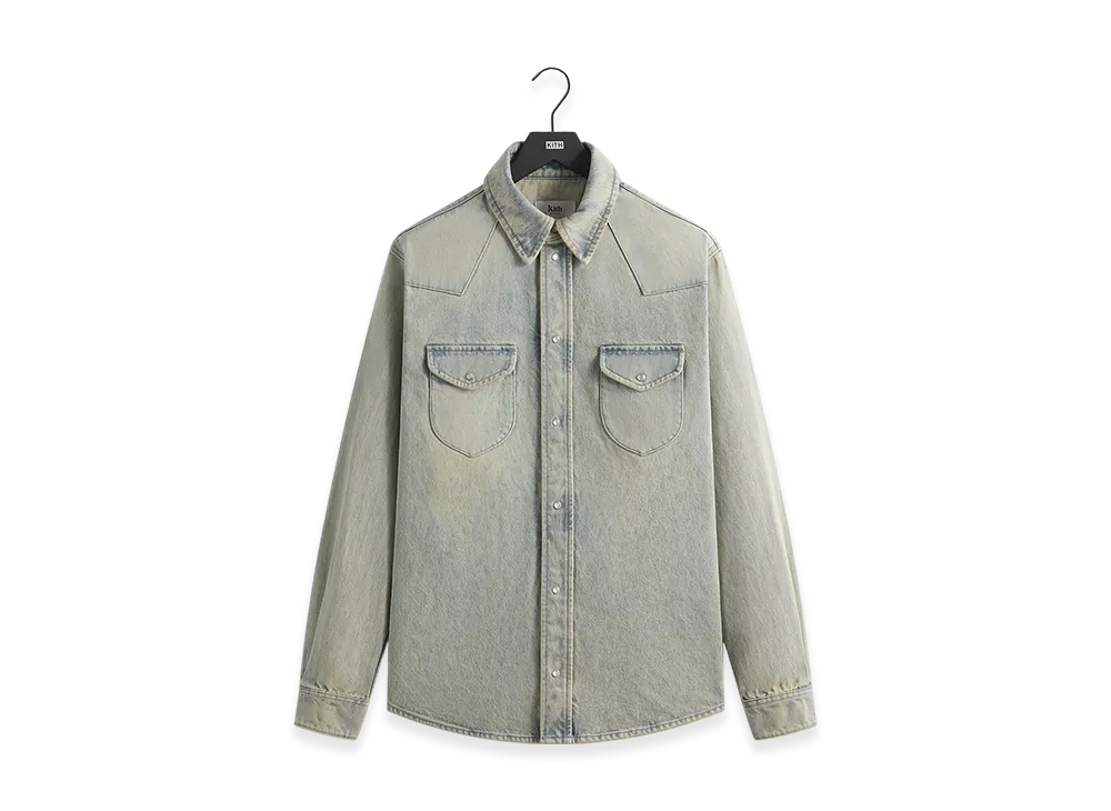 Kith Webster Denim Shirt "Keaton Wash"