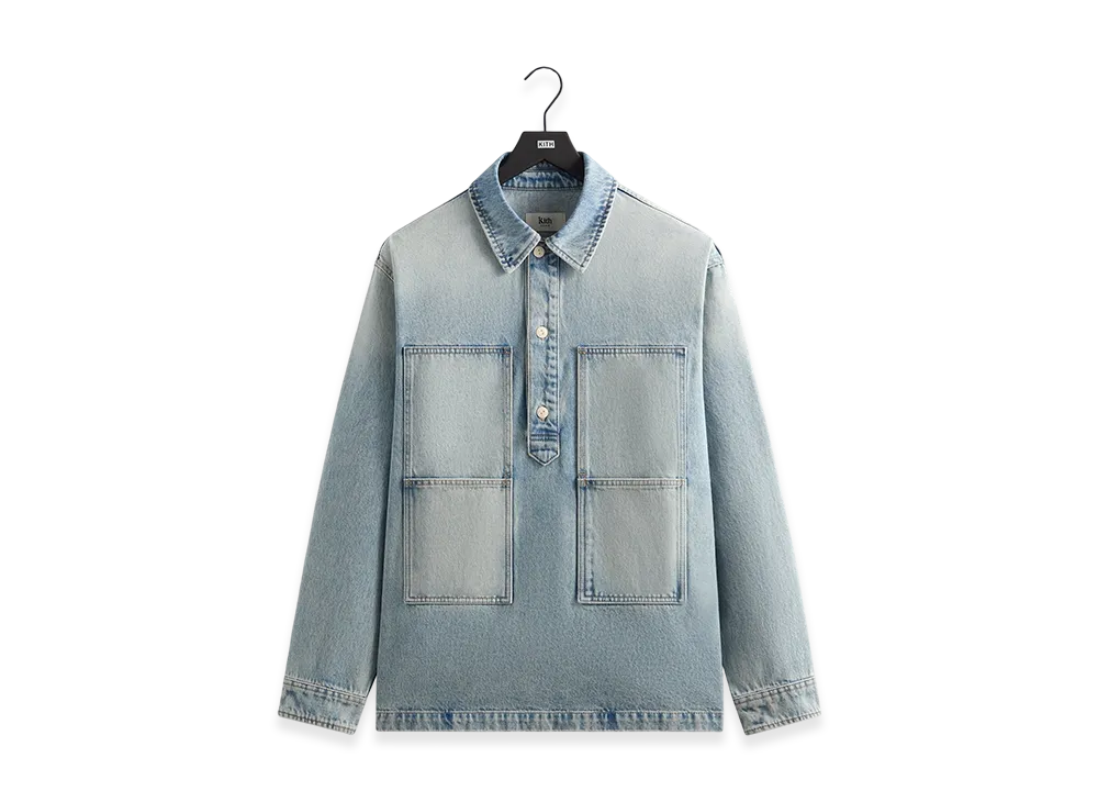 Kith Denim Paterson Pullover Shirt "Bailey Wash"
