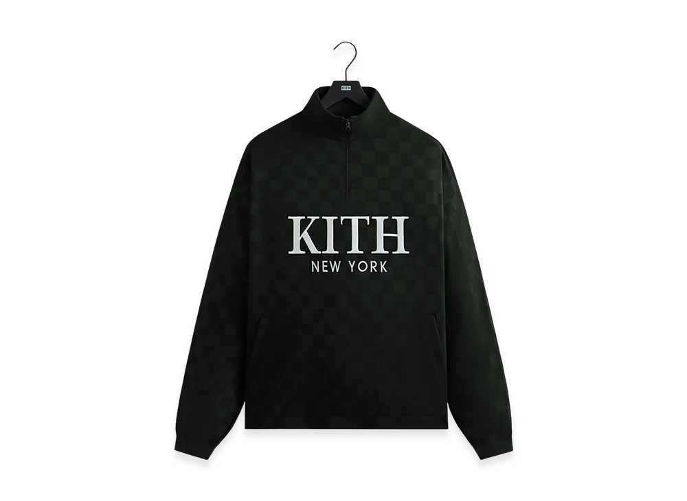 Kith Double Weave Davis Quarter Zip Pullover "Stadium"