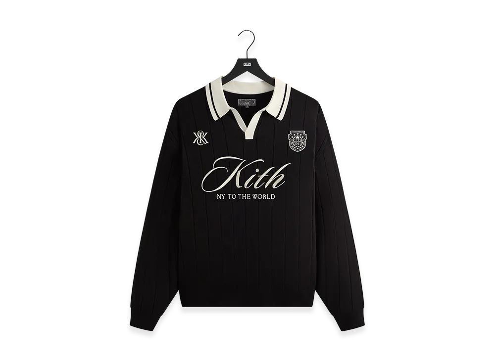 Kith Rugby Pullover Sweater "Black"