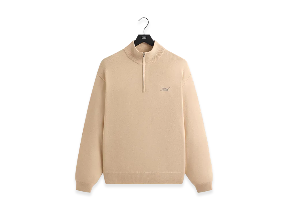 Kith Harmon Quarter Zip Mock Neck "Hallow"