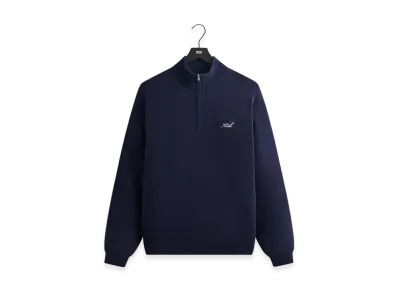 Kith Harmon Quarter Zip Mock Neck "Nocturnal"