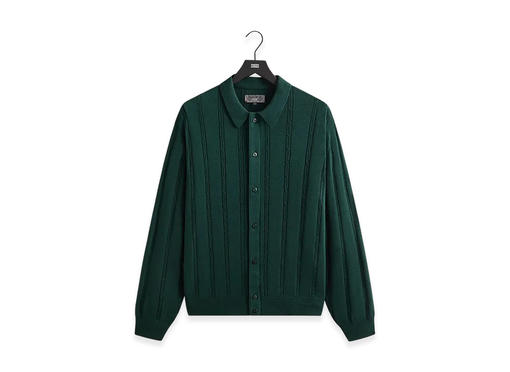 Kith Long Sleeve Tilden Button Up "Stadium"