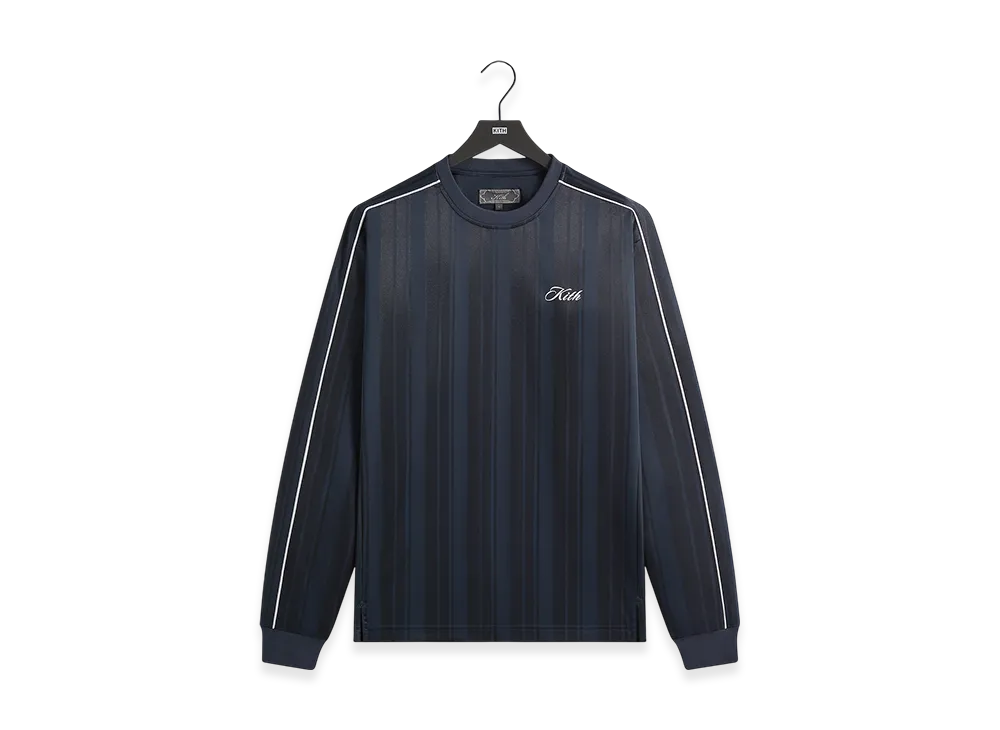 Kith Tricot Panelled Long Sleeve Tee "Nocturnal"