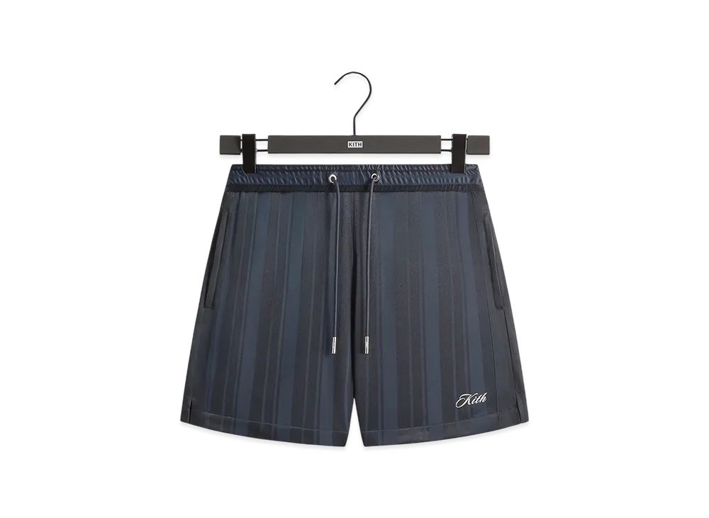 Kith Pinstripe Tricot Active Short "Nocturnal"